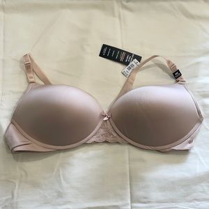 44C Beige 360° Back Smoothing Push-Up T-Shirt Bra